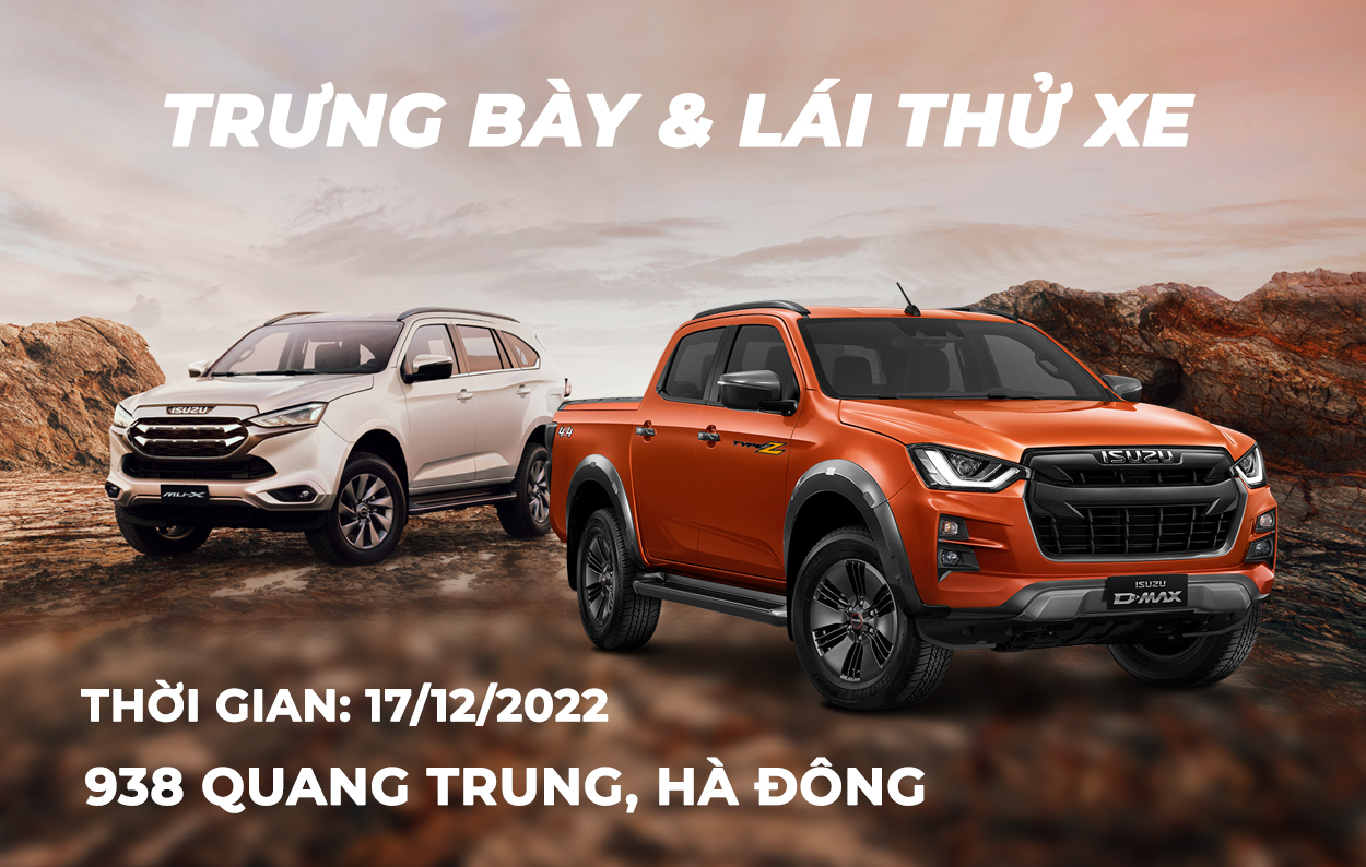 lái thử xe isuzu dmax