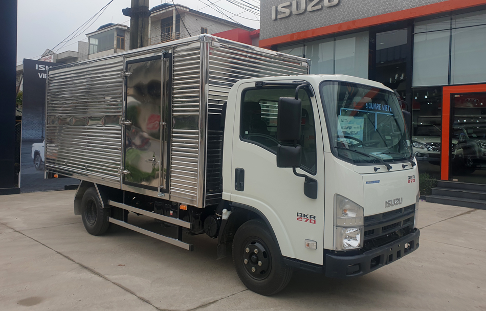 xe tải isuzu qkr 270 thùng kín