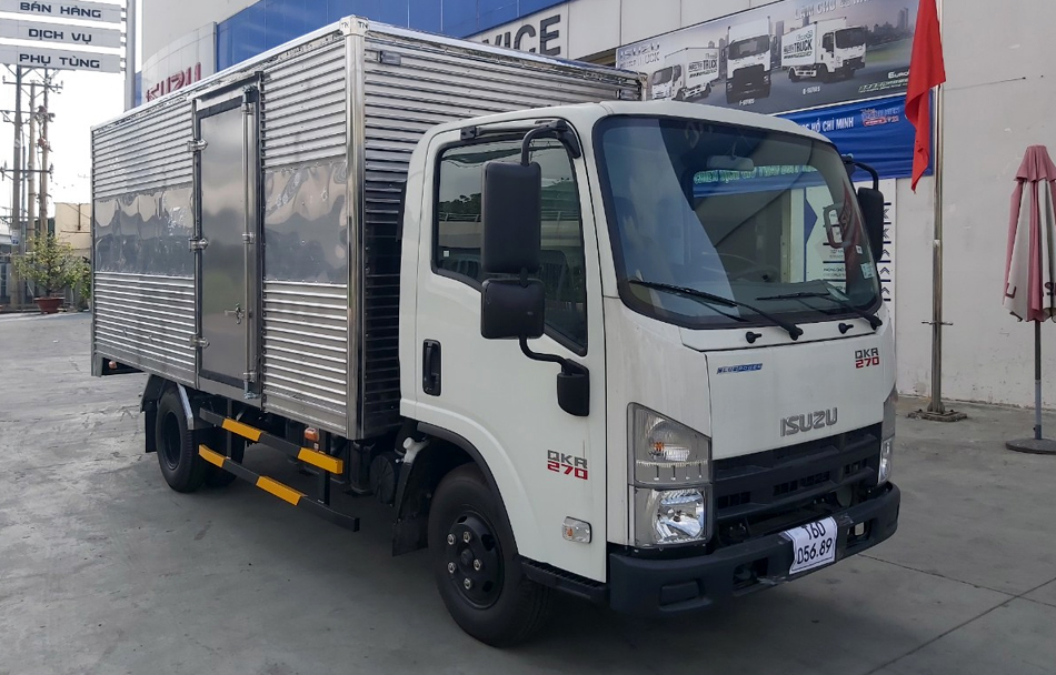 xe tải isuzu qkr 270 thùng kín