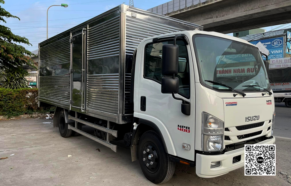 xe tải isuzu npr 400 thùng kín