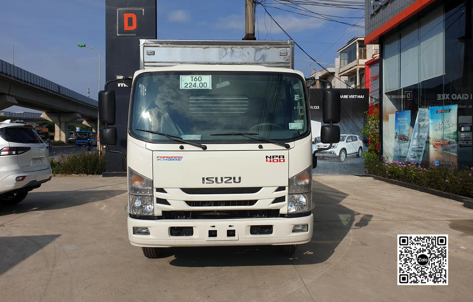 xe tải isuzu npr 400 thùng kín