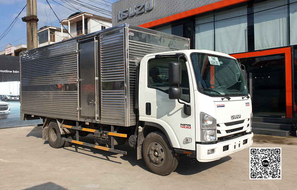 xe tải isuzu npr 400 thùng kín