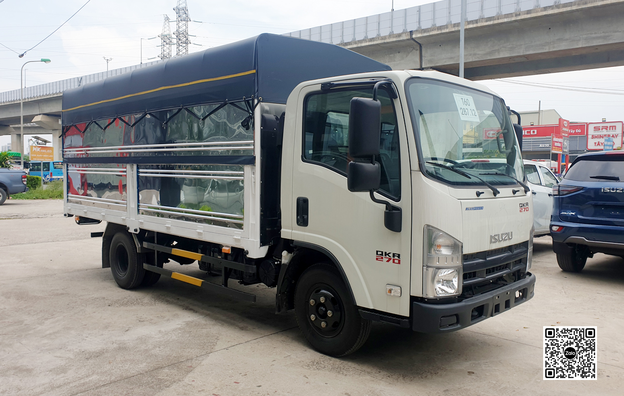 xe tải isuzu qkr 270 thùng bạt