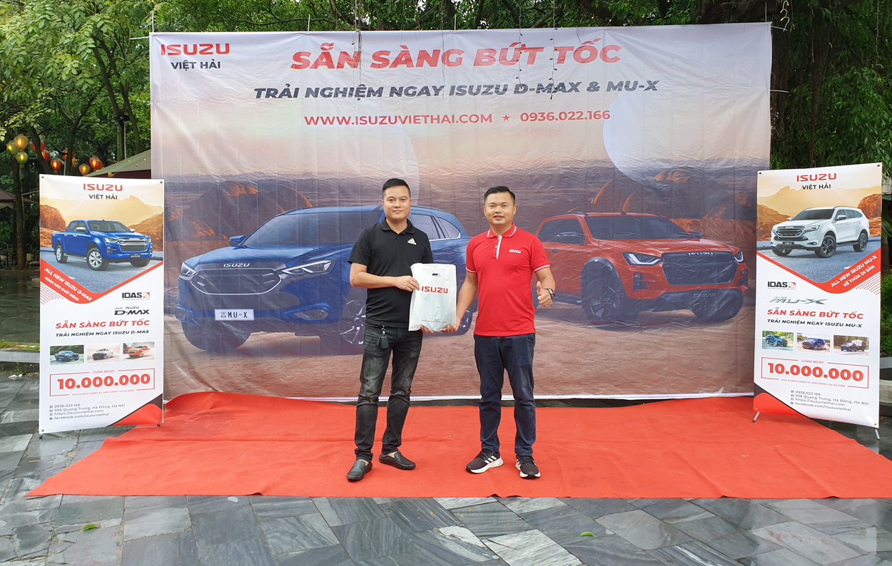 lái thử xe isuzu