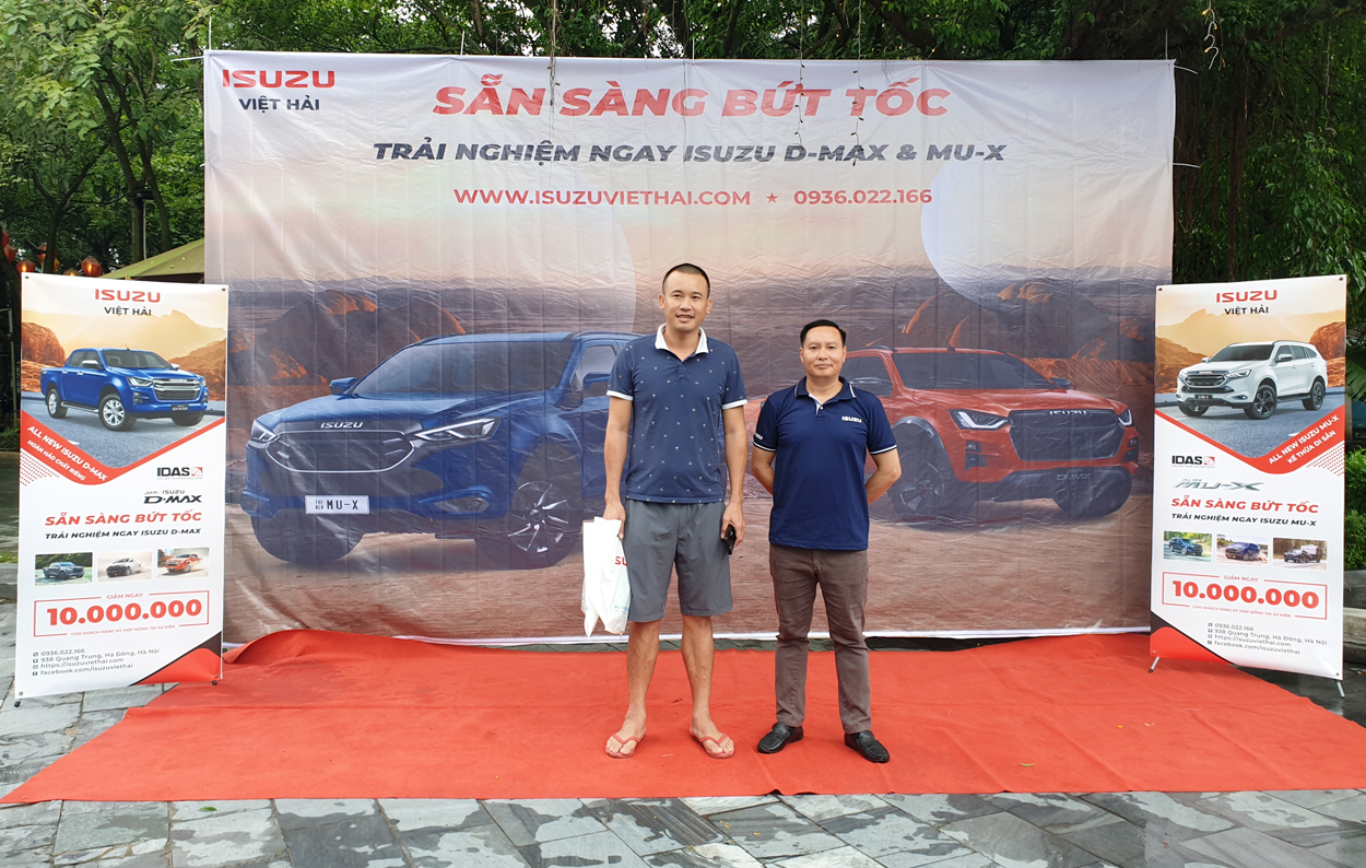 lái thử xe isuzu