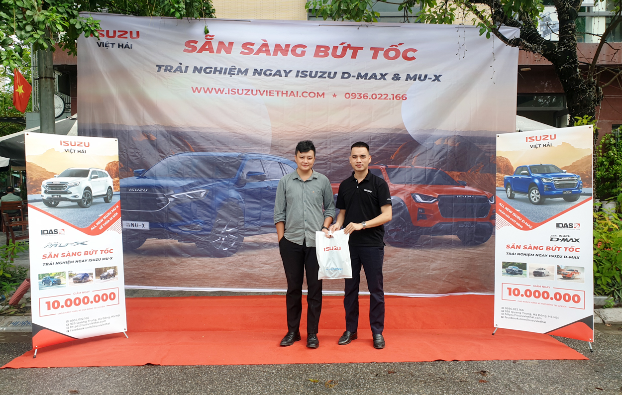 lái thử xe isuzu