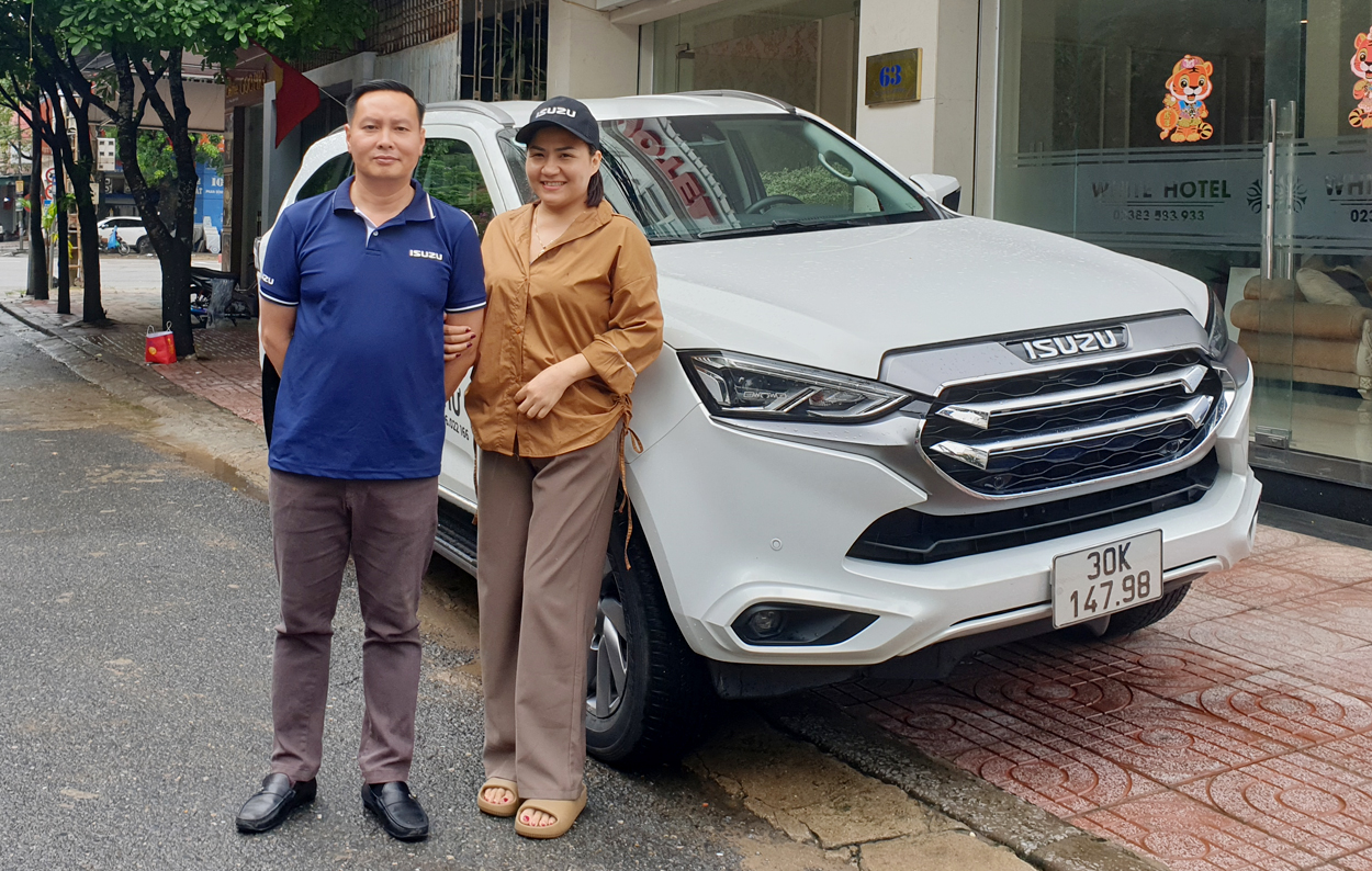 lái thử xe isuzu